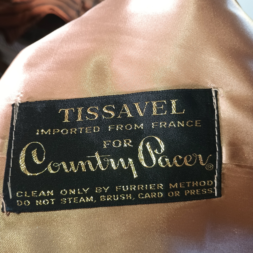 Tissavel of France Gold Pea Coat